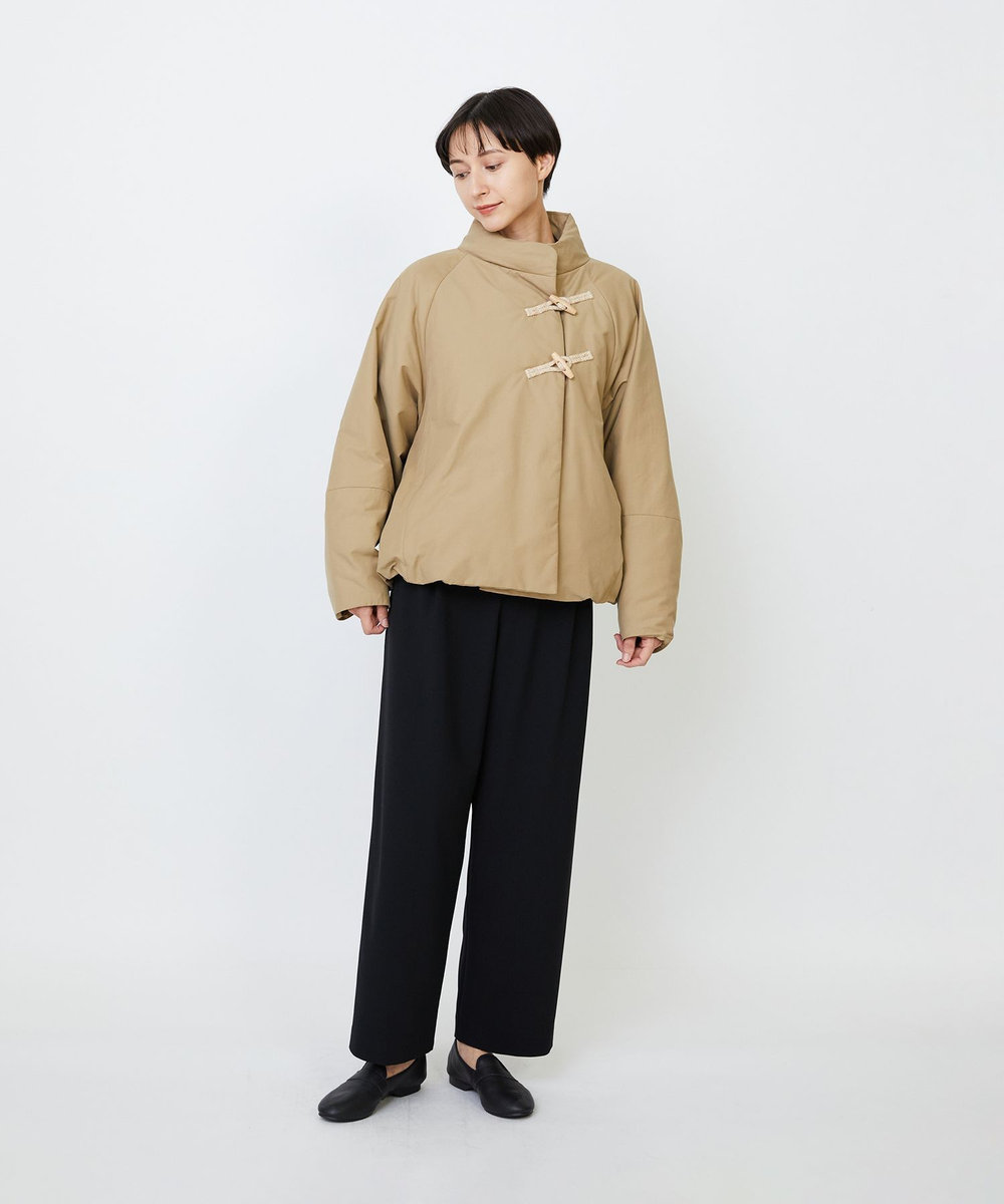 LOISIR リサイクルダウンジャケット ベージュ