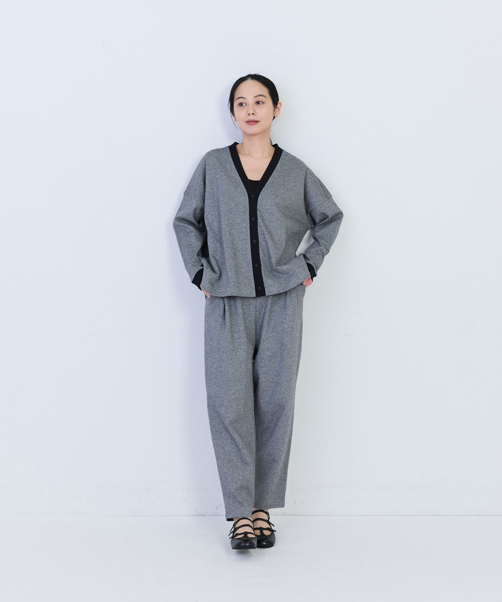 congés payés ADIEU TRISTESSE コットンポンチタックパンツ グレー系その他