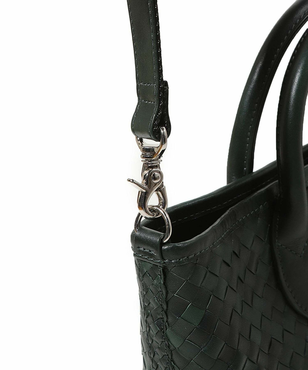 MEN'S BIGI 【SEEKER/シーカー】別注メッシュレザートートバッグ グリーン