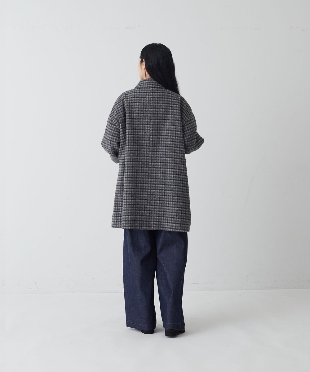 congés payés ADIEU TRISTESSE ウールシャギーハーフコート グレー系その他
