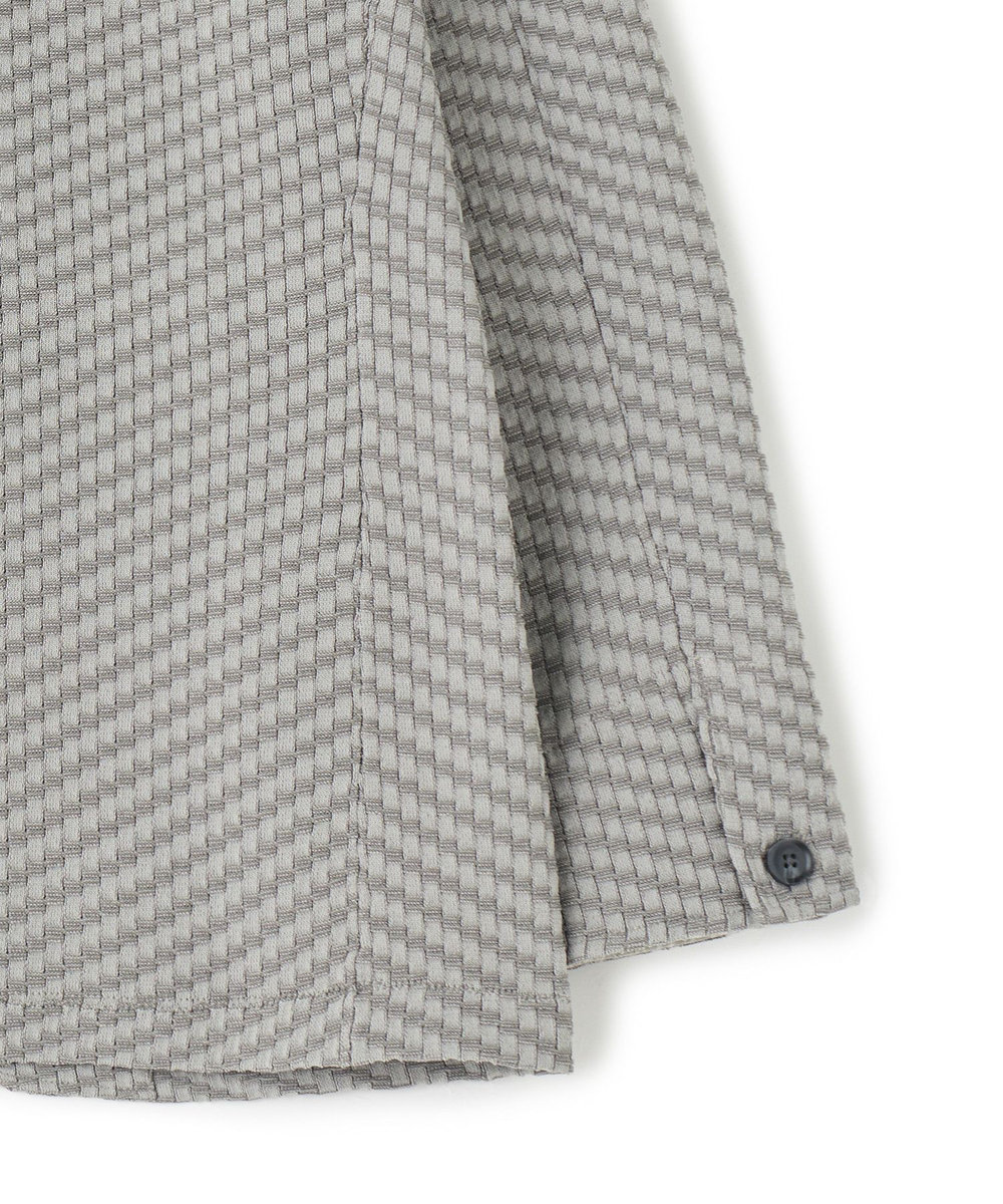 MEN'S BIGI ブリスターニットジャカード スタンドジャケット グレー系その他