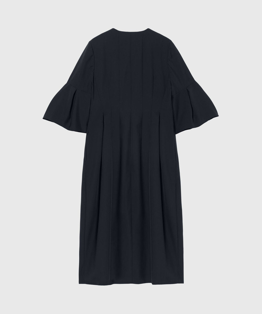 DÉPAREILLÉ TROPICAL WOOL DRESS / トロピカルウールドレス ネイビー