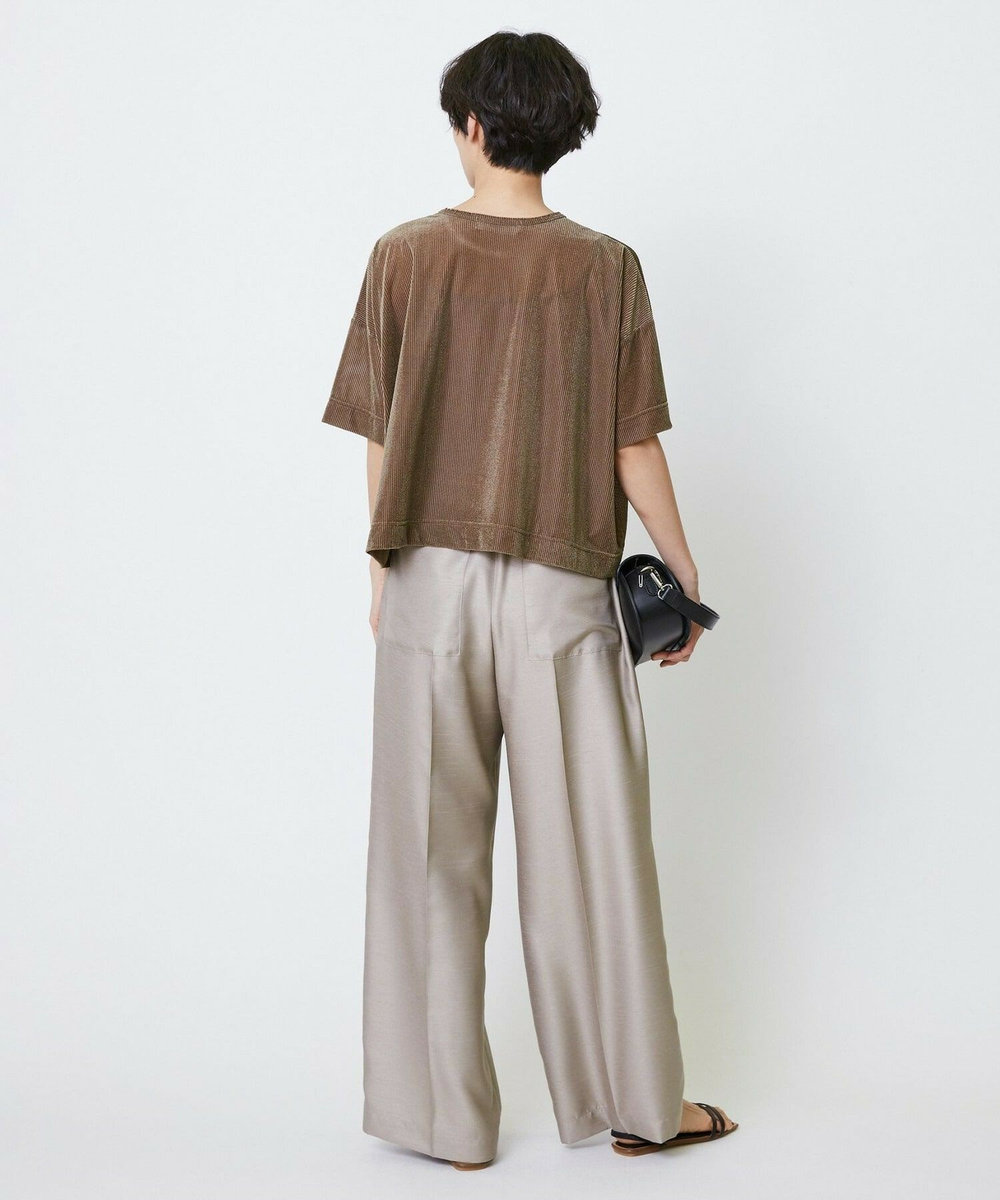 feerique feerique リヨセルパイルビッグTシャツ ブラウン