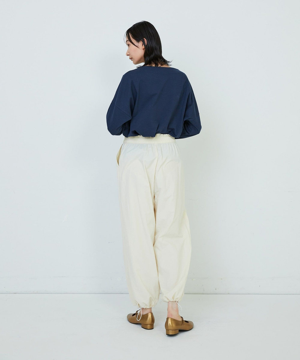 ADIEU TRISTESSE ナイロンイージーパンツ オフホワイト