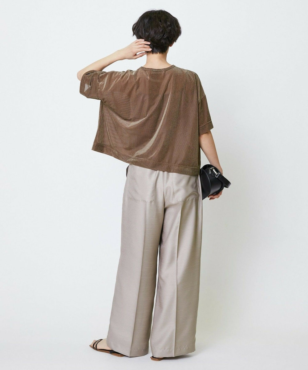 feerique feerique リヨセルパイルビッグTシャツ ブラウン