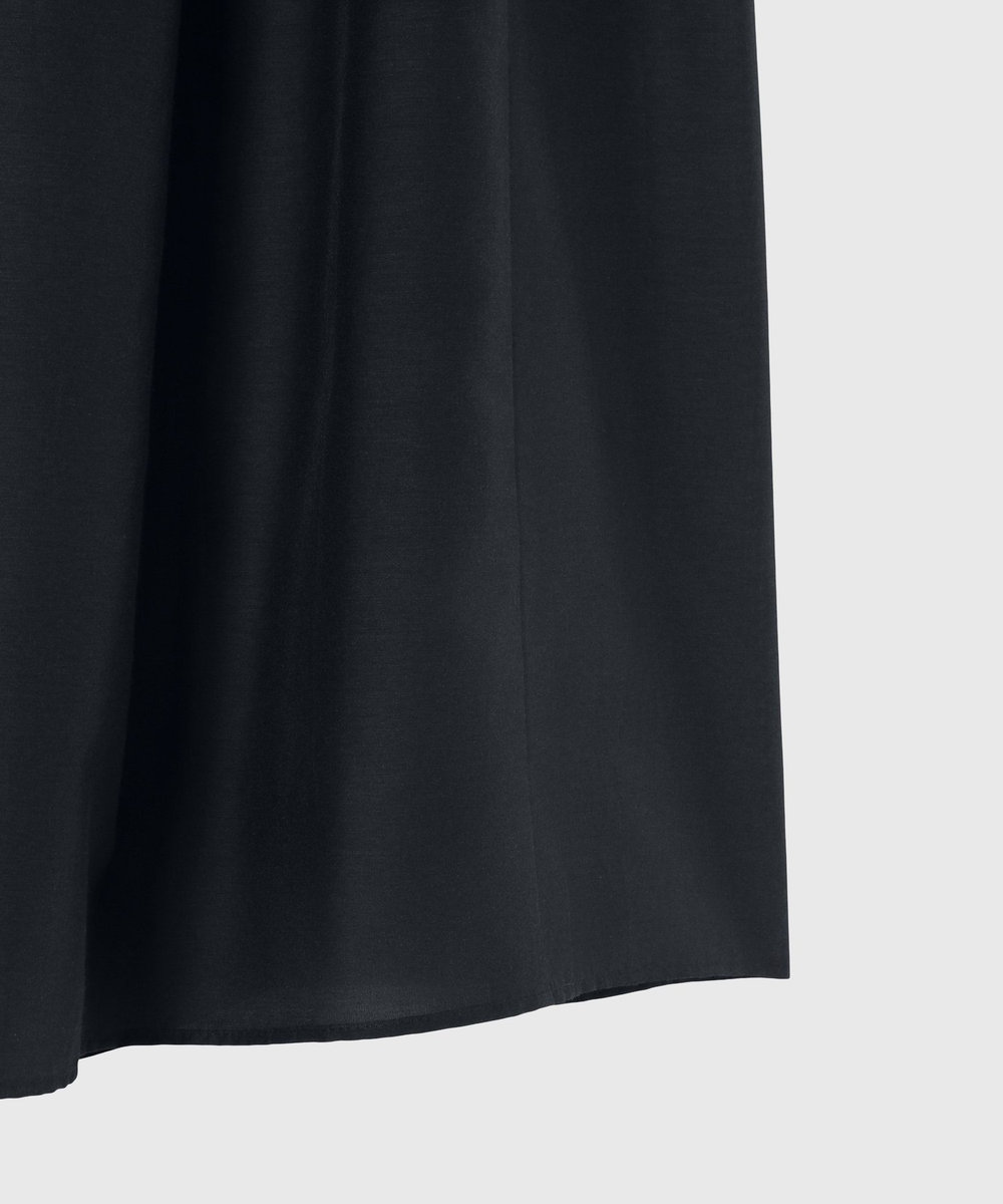 DÉPAREILLÉ COTTON SILK LAWN SKIRT / コットンシルクローンスカート ネイビー