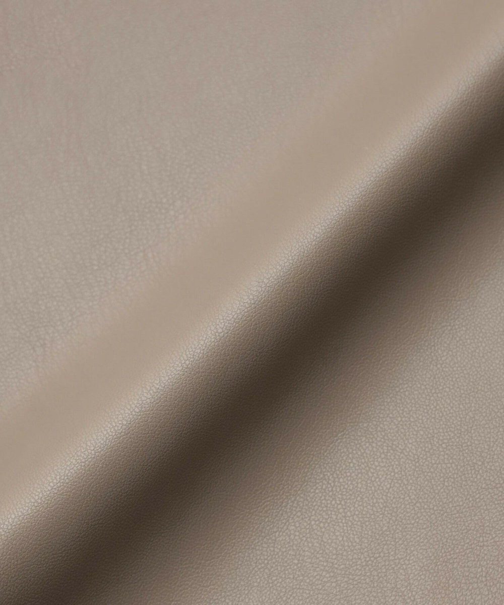 feerique Lサイズ（大きいサイズ） 【大きいサイズ】feerique フェイクレザーストレッチブルゾン モカ
