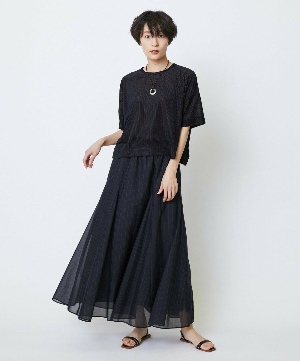feerique feerique リヨセルパイルビッグTシャツ ブラック