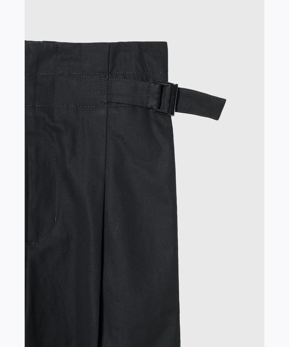 DÉPAREILLÉ COTTON LINEN TWILL SUSPENDER PANTS / コットンリネンツイルサスペンダーパンツ ネイビー
