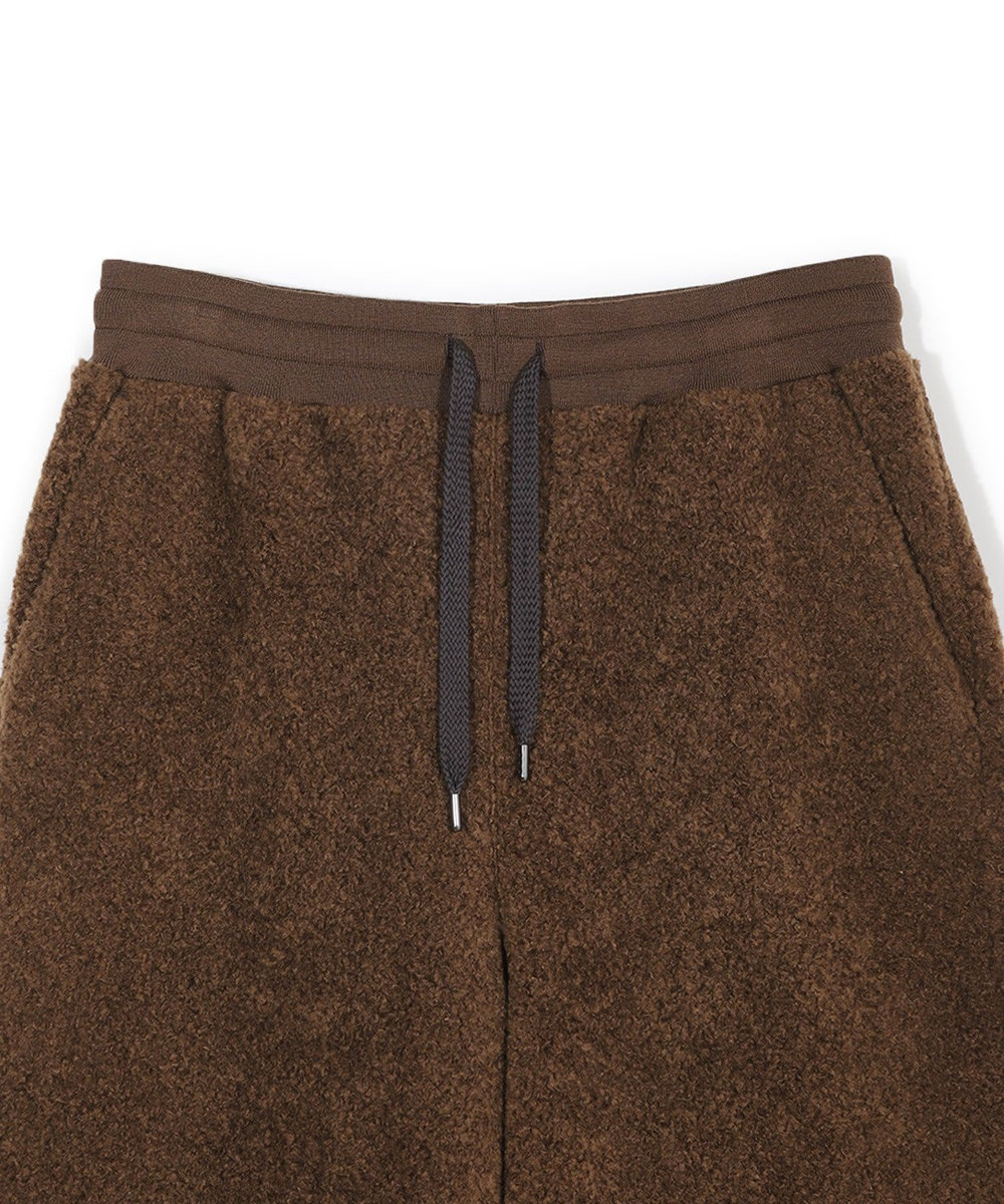 MEN'S BIGI 【50th Anniv . 菊池武夫】WOOL BOA SHORT PANTS ブラウン