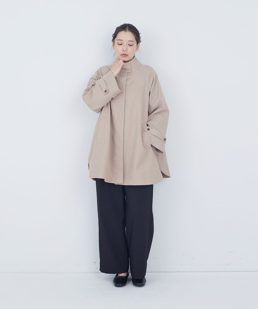 ADIEU TRISTESSE Aラインハーフコート ベージュ