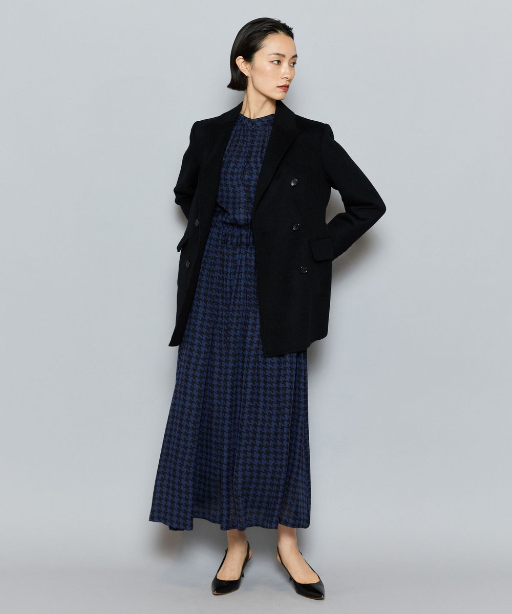 L'EQUIPE COUTURIER W/CASHリバージャケットコート ブラック