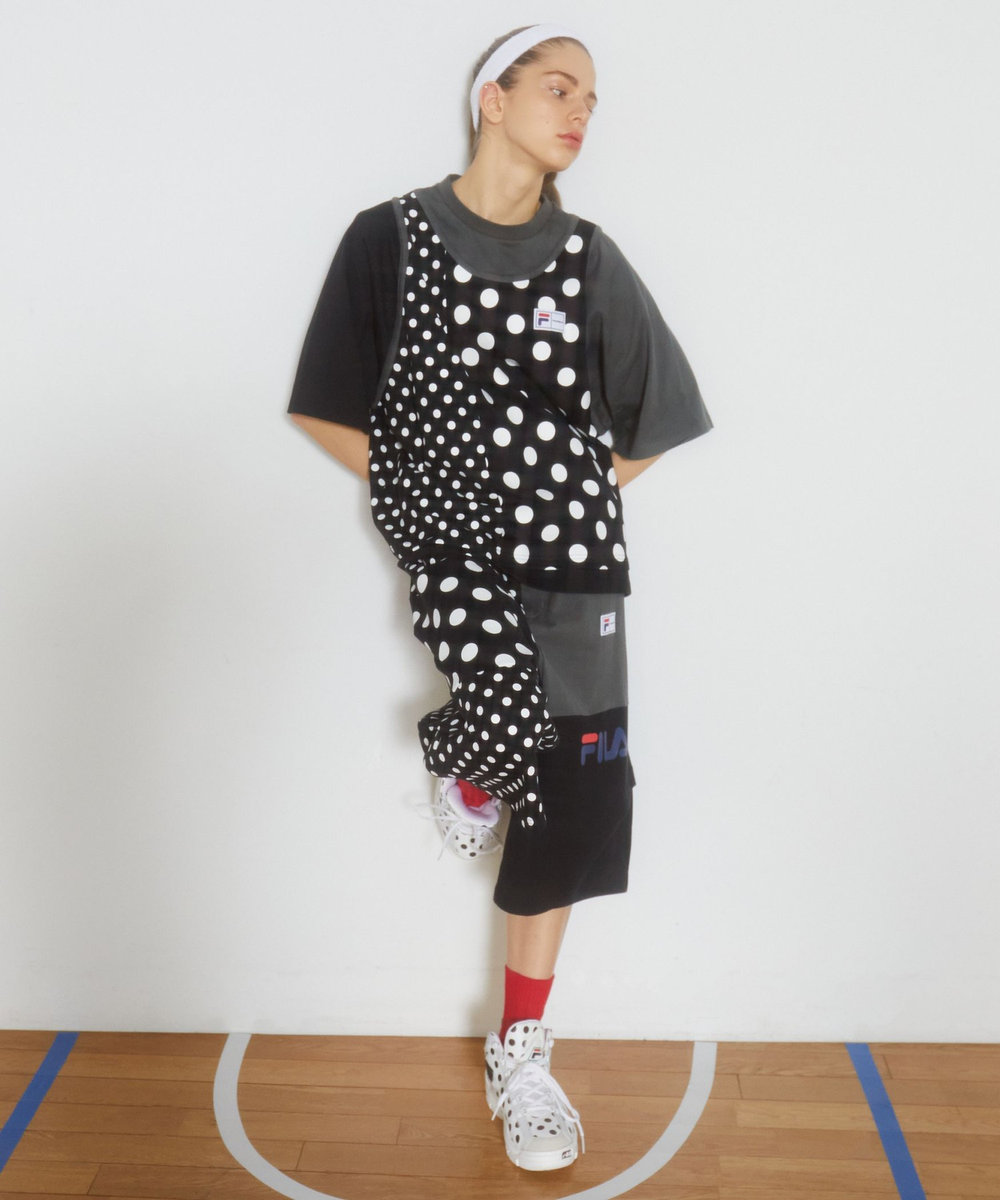 FRAPBOIS FILA×FRAPBOISカットソーセットアップ ブラック系その他