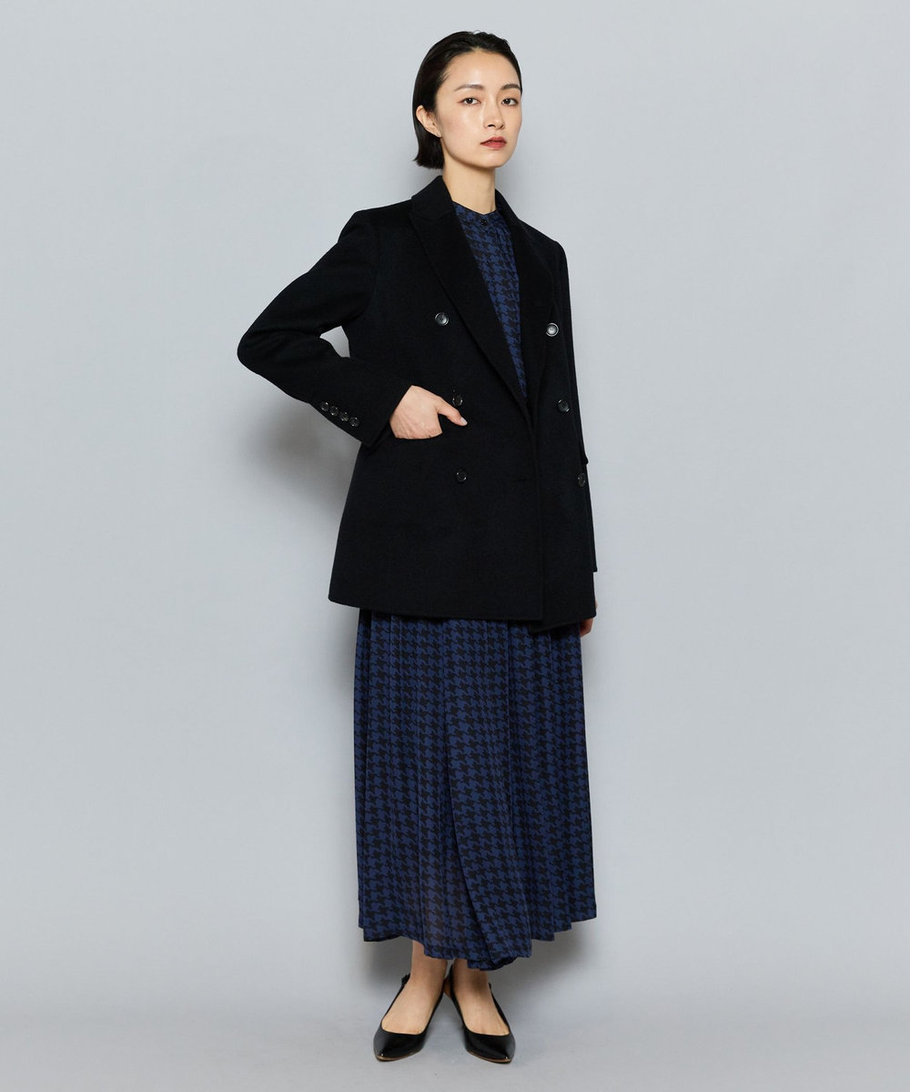 L'EQUIPE COUTURIER W/CASHリバージャケットコート ブラック