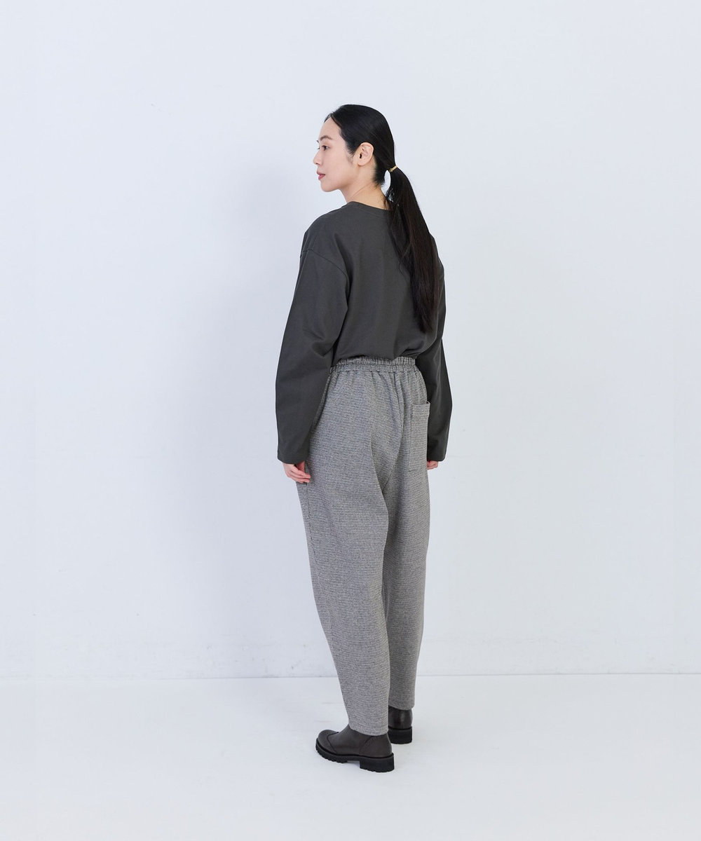 congés payés ADIEU TRISTESSE コットンポンチタックパンツ ブラウン系その他