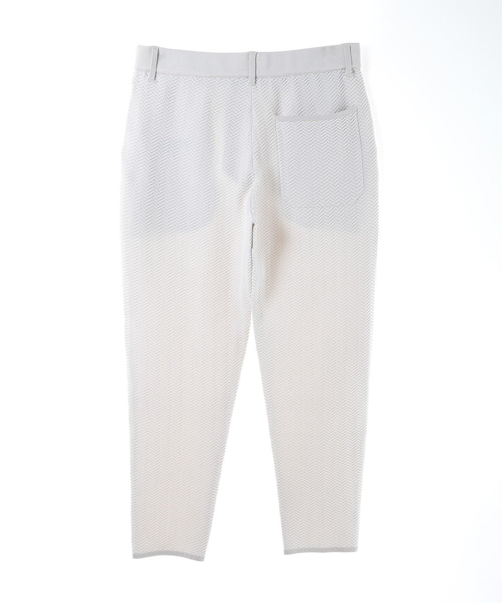MEN'S BIGI 【ACTIVE TAILOR】ヘリンボーンニットパンツ オフホワイト