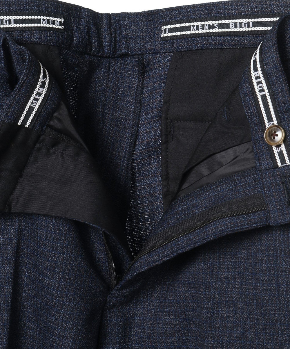 MEN'S BIGI 【ACTIVE TAILOR】アソートストレッチパンツ ネイビー