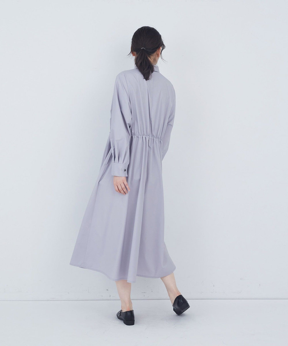 ADIEU TRISTESSE 綿ポリエステルワンピース グレー