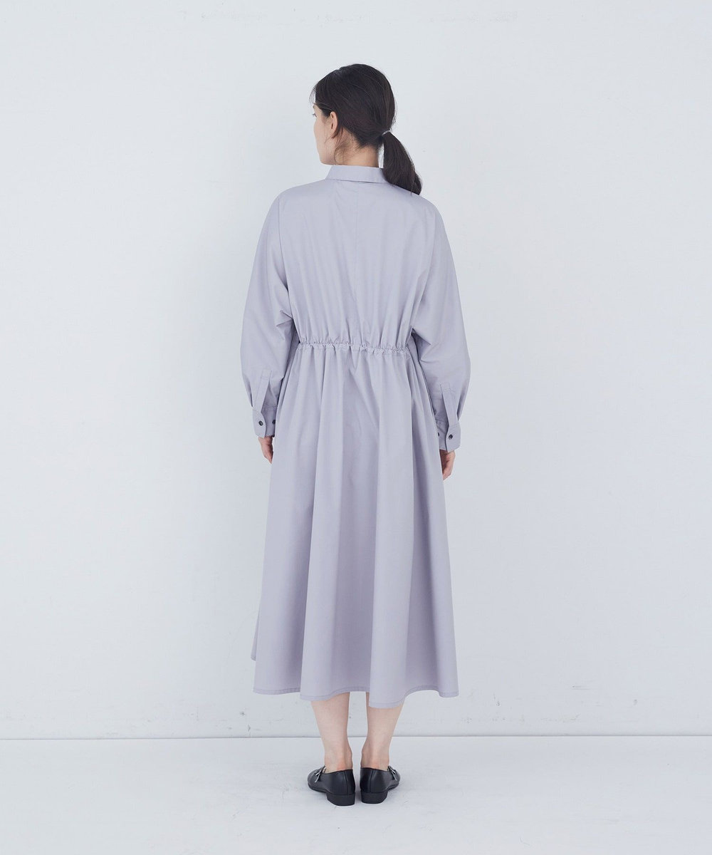 ADIEU TRISTESSE 綿ポリエステルワンピース グレー