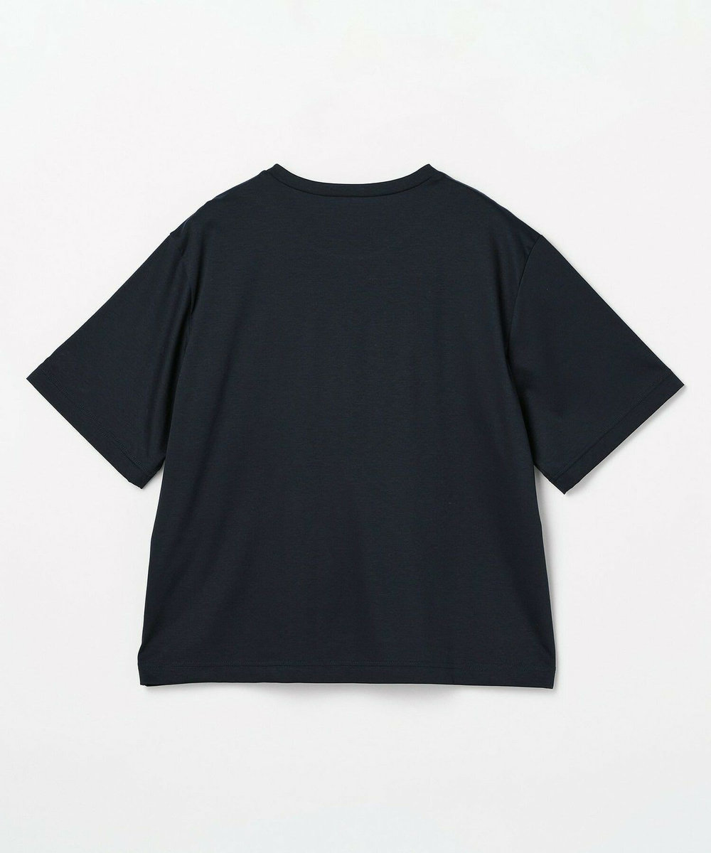L'EQUIPE サークル刺繍Tシャツ ネイビー