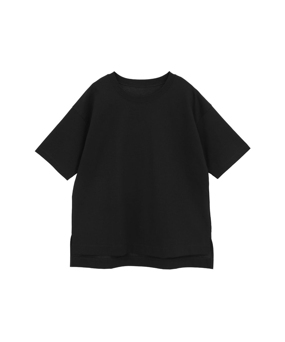 1er Arrondissement スーピマポンチTシャツ ブラック