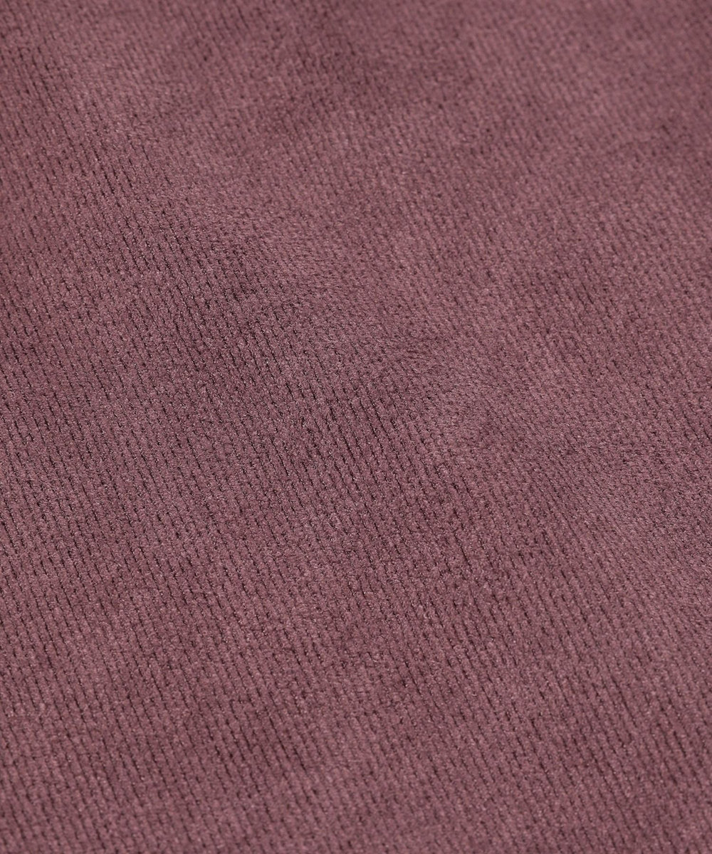 MEN'S BIGI ピケスエードカットシャツ パープル