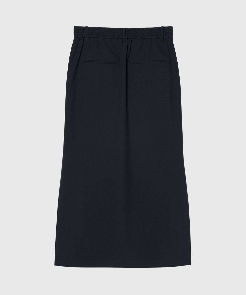 DÉPAREILLÉ TROPICAL WOOL SKIRT / トロピカルウールスカート ネイビー