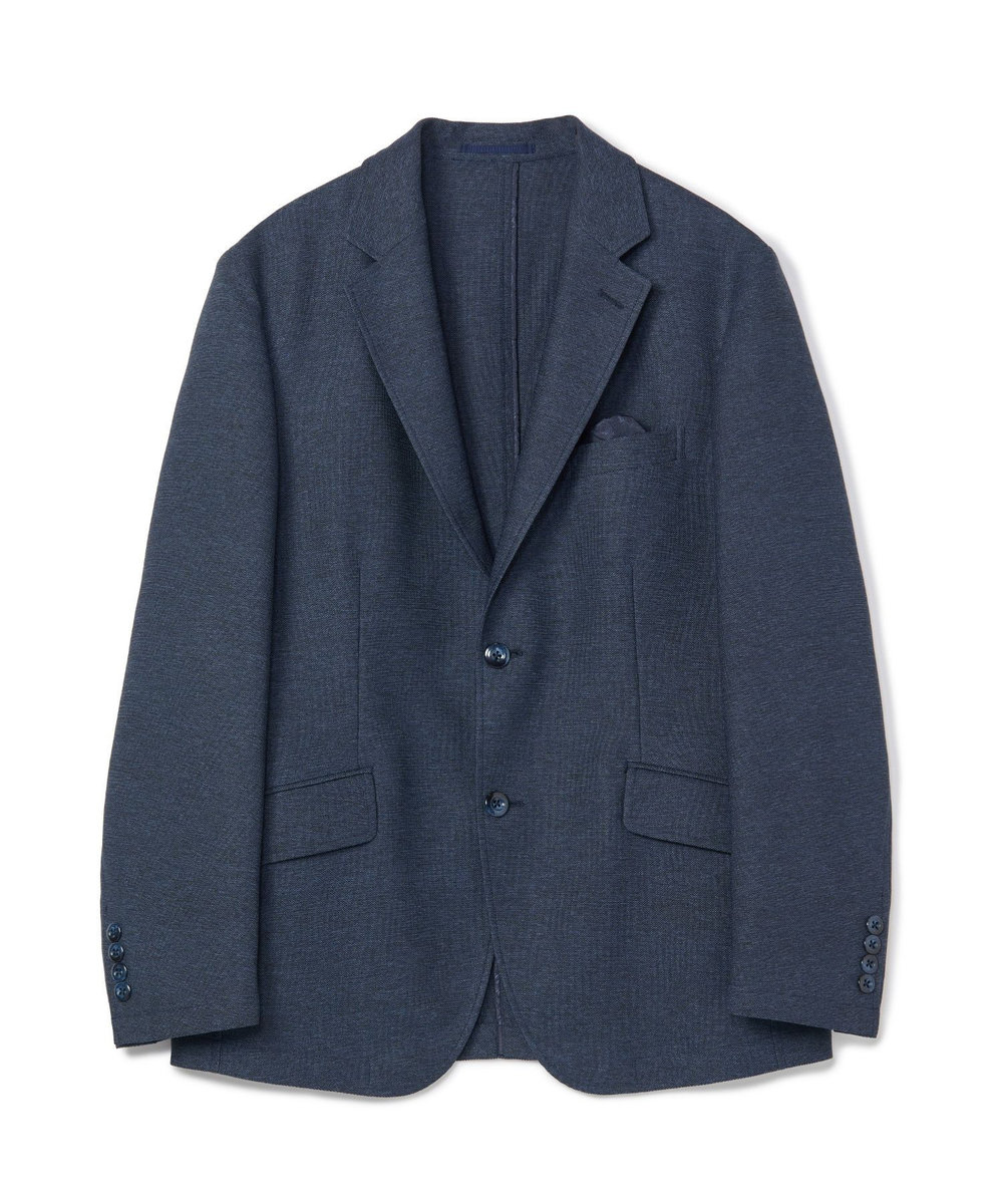 MEN'S BIGI 【ACTIVE TAILOR】カラミメッシュストレッチジャケット＜軽量/通気性/ストレッチ＞ ネイビー
