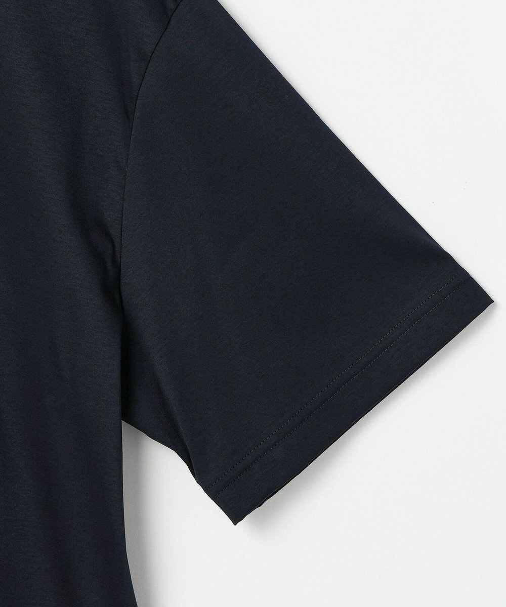 L'EQUIPE サークル刺繍Tシャツ ネイビー
