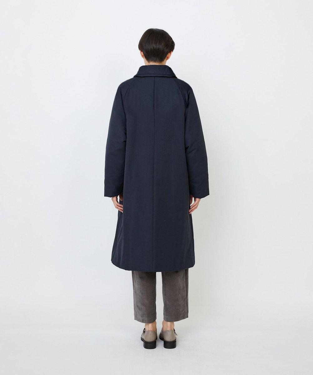 LOISIR リサイクルダウンステンカラーコート ネイビー
