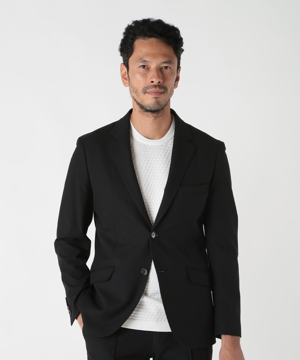 MEN'S BIGI 360度ストレッチTRジャケット<接触冷感> ブラック