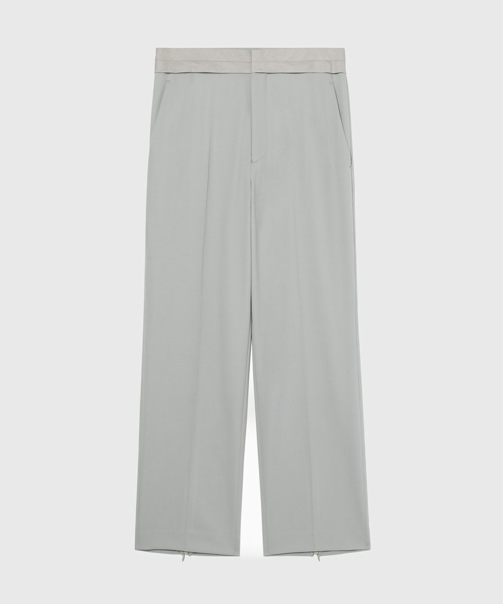 DÉPAREILLÉ WOOL NYLON GABARDINE PANTS / ウールナイロンギャバジンパンツ グレイッシュベージュ
