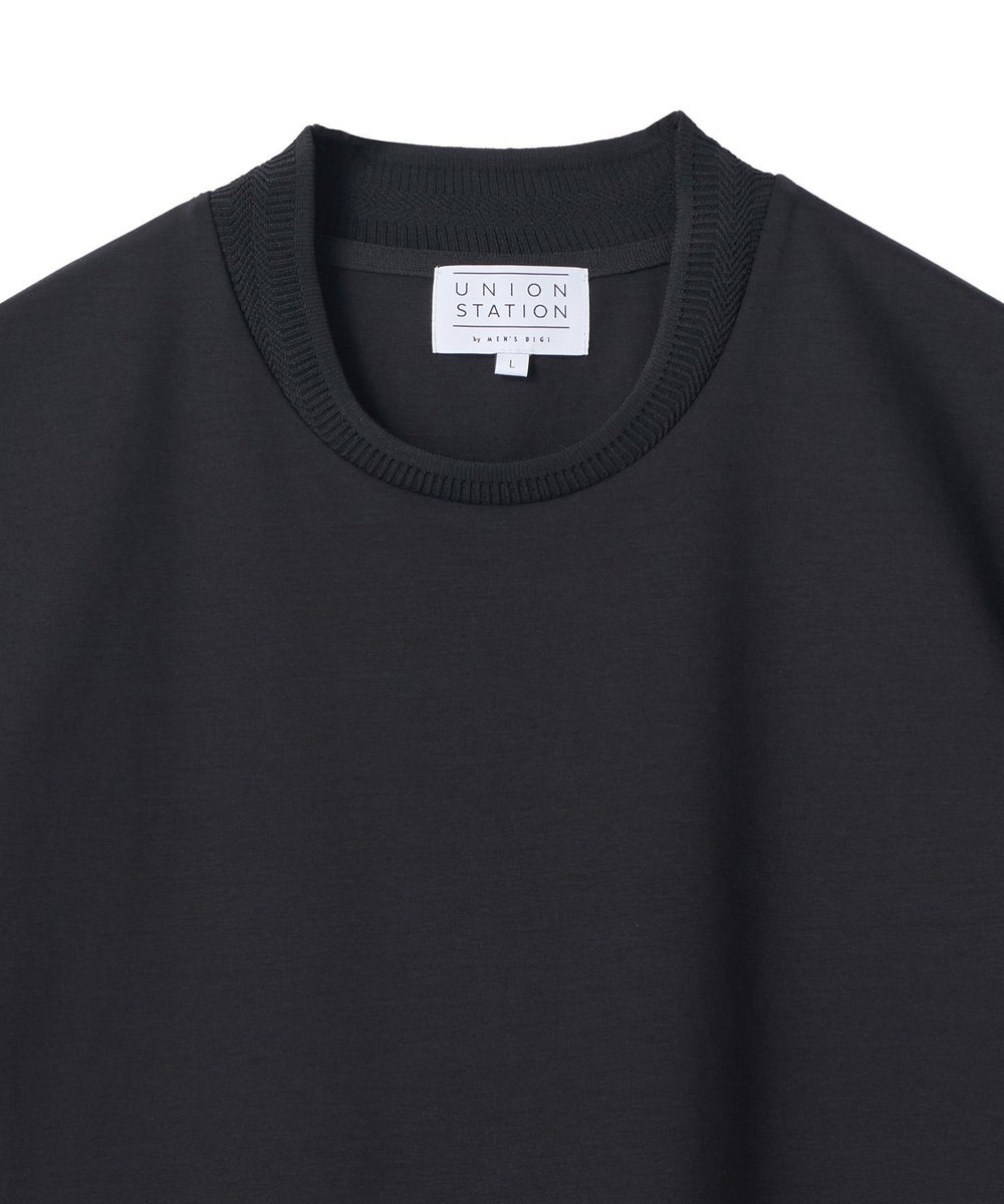 UNION STATION ジャケットTシャツ（クルー） ブラック