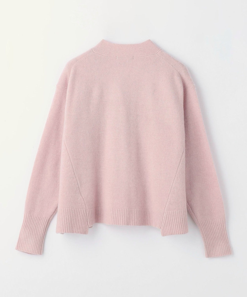 ADIEU TRISTESSE ウールカシミヤニットカーディガン ピンク