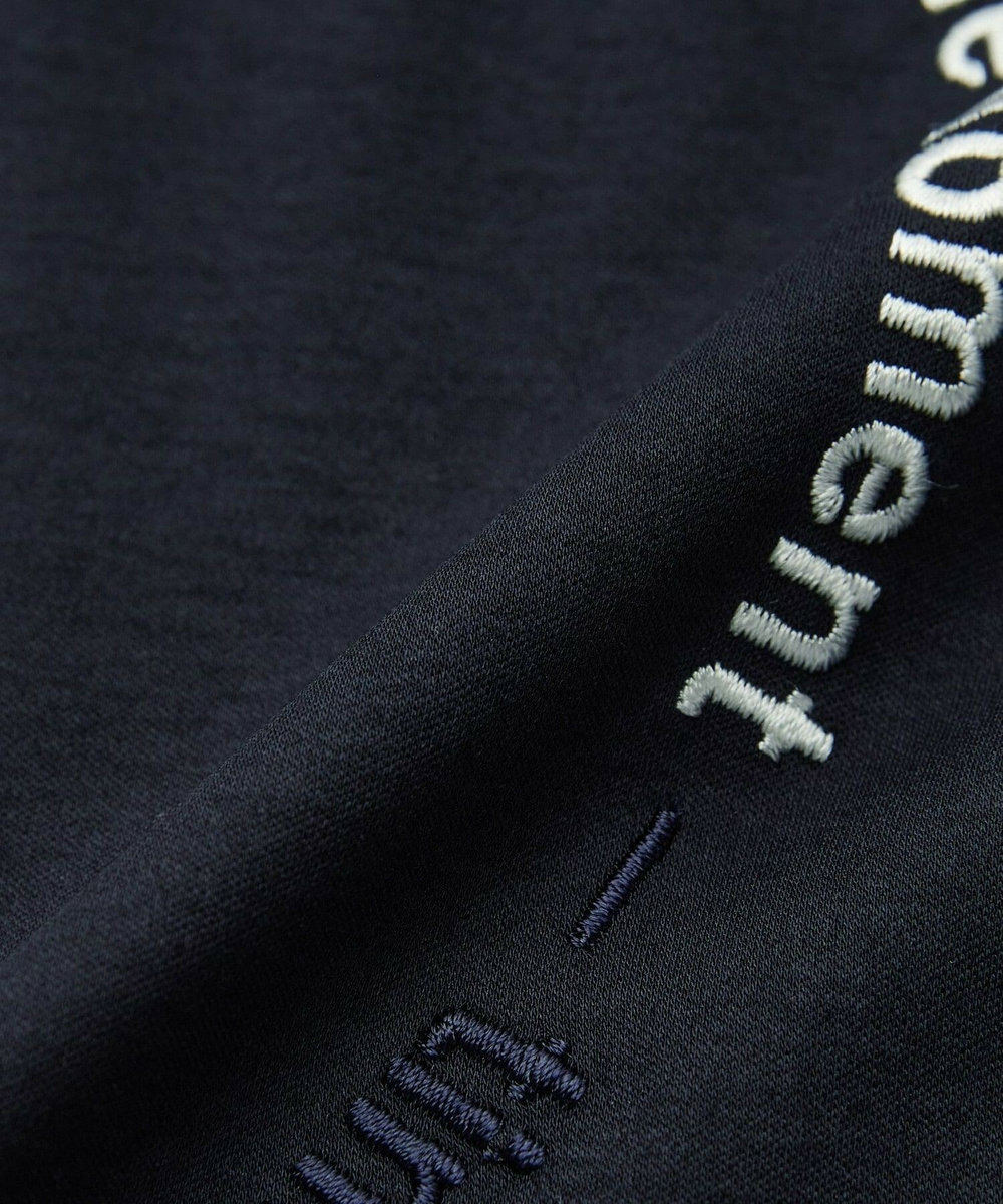 L'EQUIPE サークル刺繍Tシャツ ネイビー