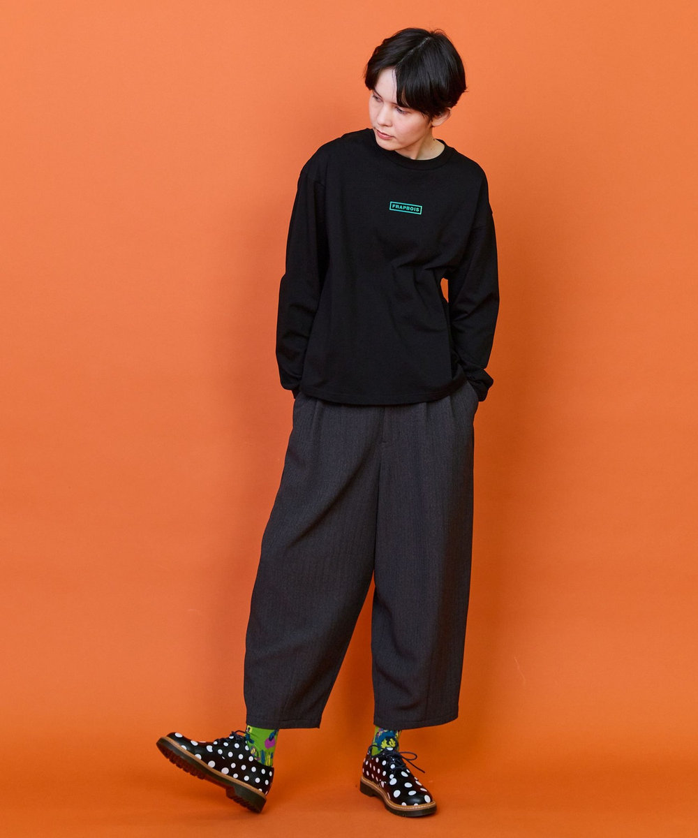 FRAPBOIS エトリーブTシャツ ブラック