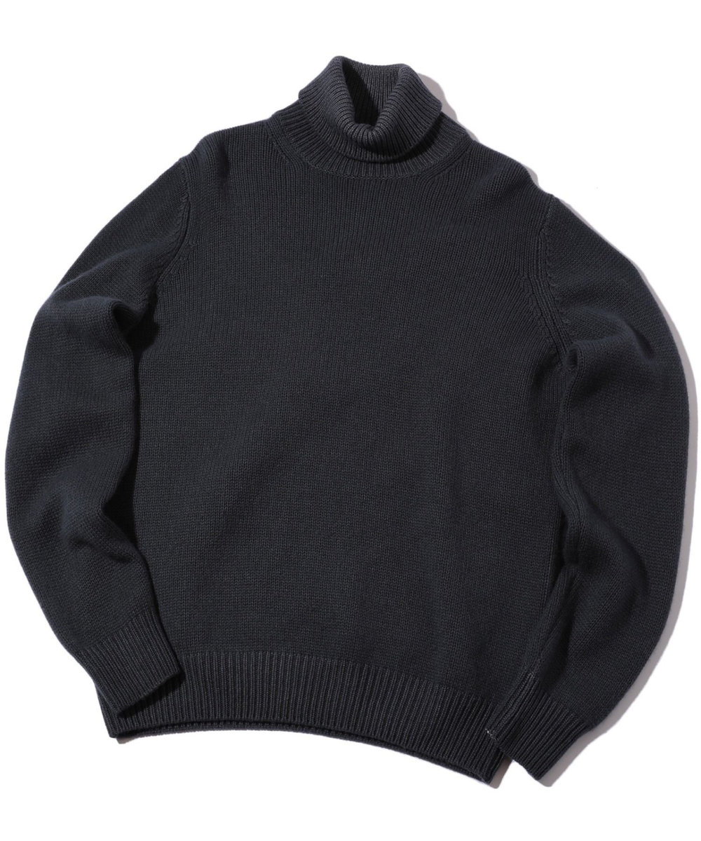 MEN'S BIGI 【FILIPPO DE LAURENTIIS】5Gタートルネックニット ネイビー