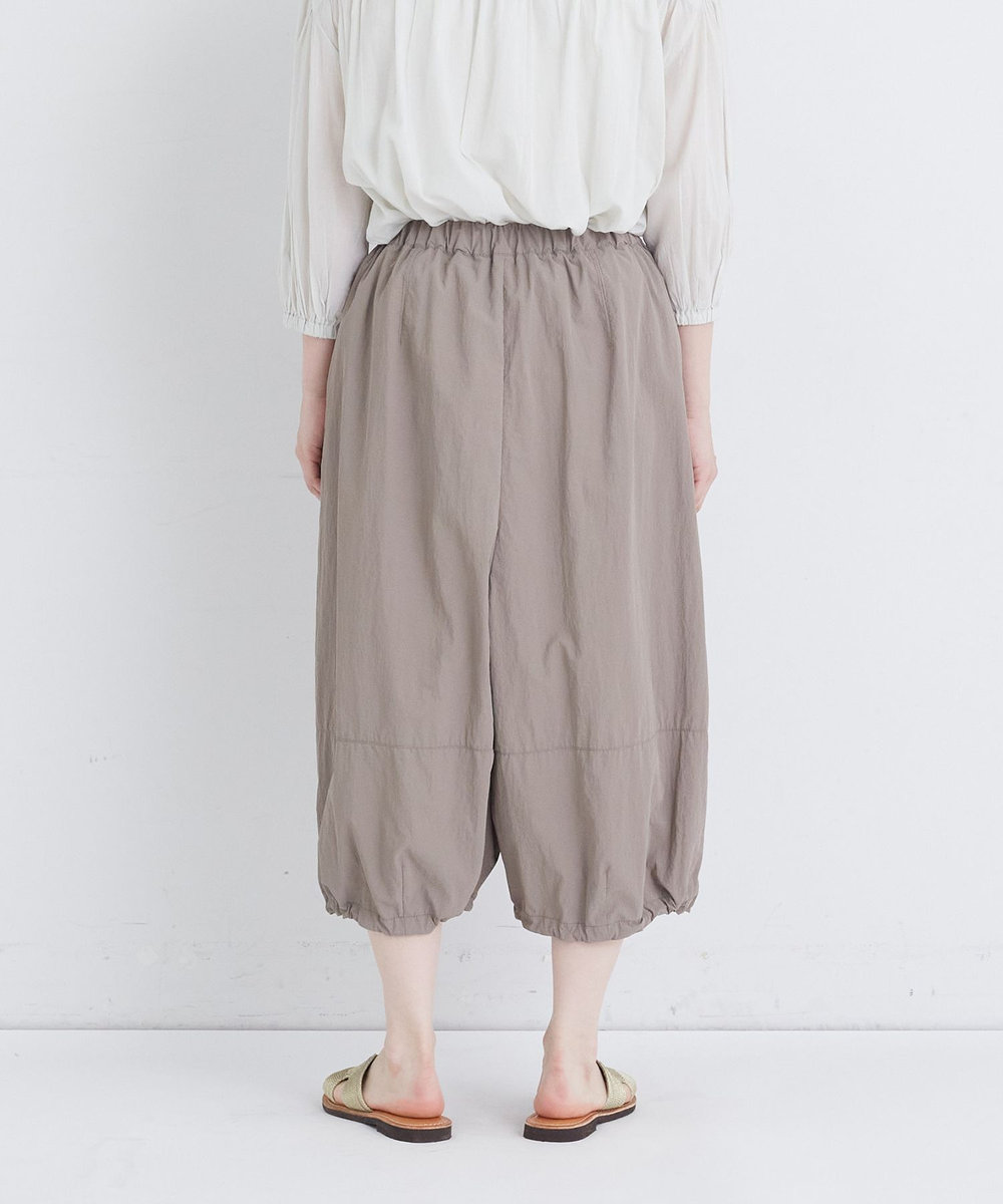 congés payés ADIEU TRISTESSE 【FAVE】ナイロンワイドサルエルパンツ モカ