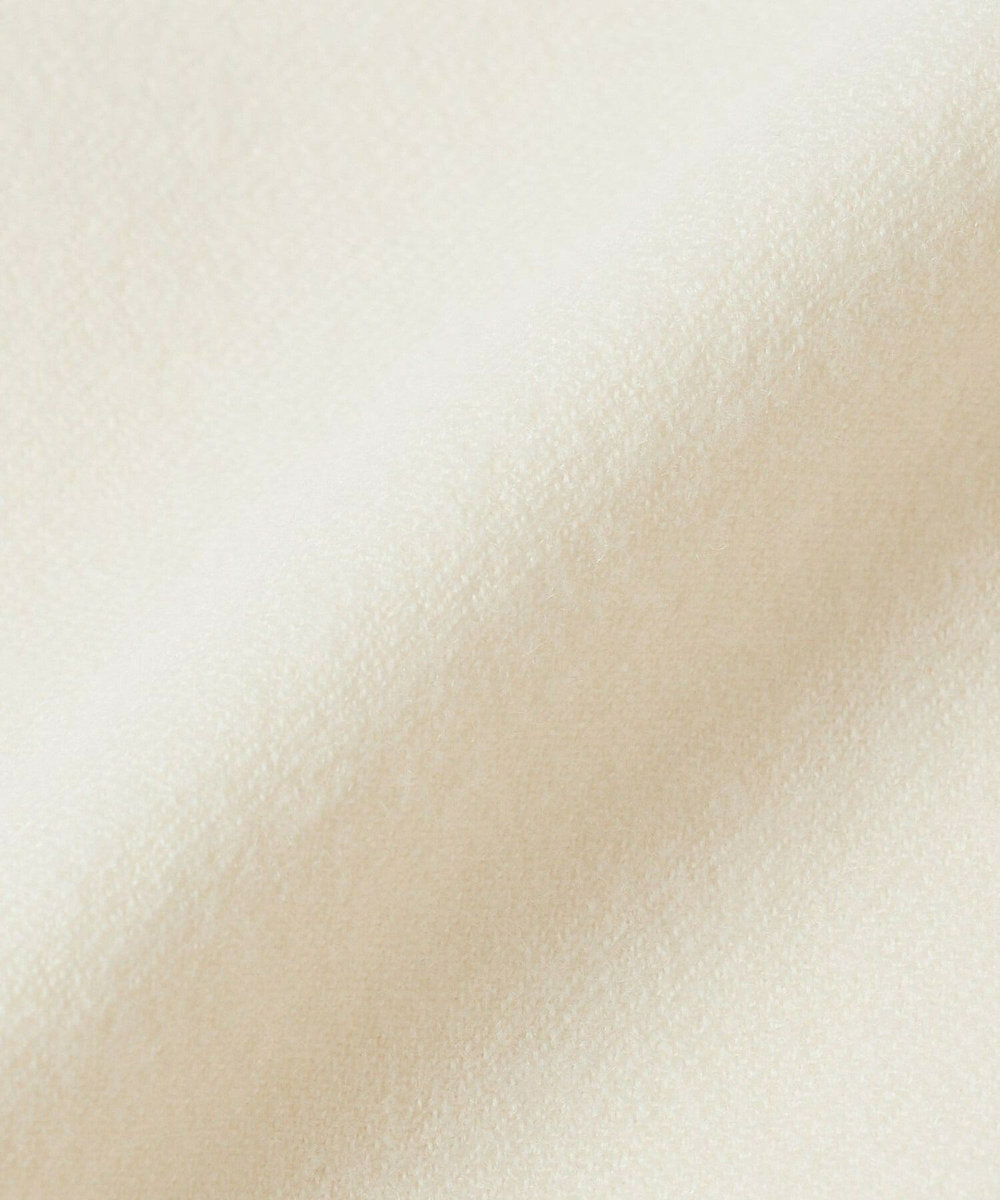 LOISIR ウールサキソニーセミイージーパンツ オフホワイト