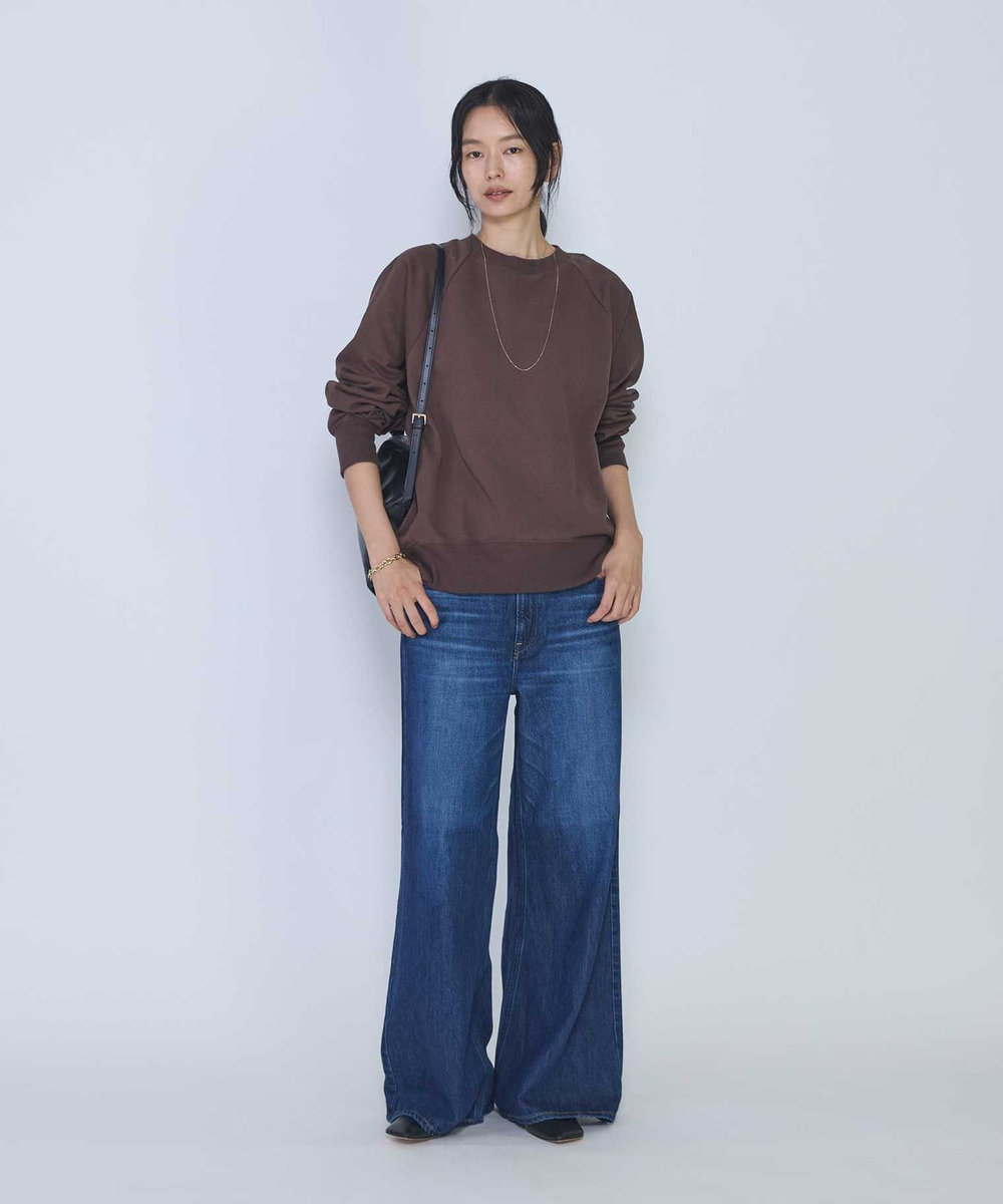 1er Arrondissement 【WEB限定カラーあり】＜SOLto (ソルト)＞レースアップスウェット ブラウン