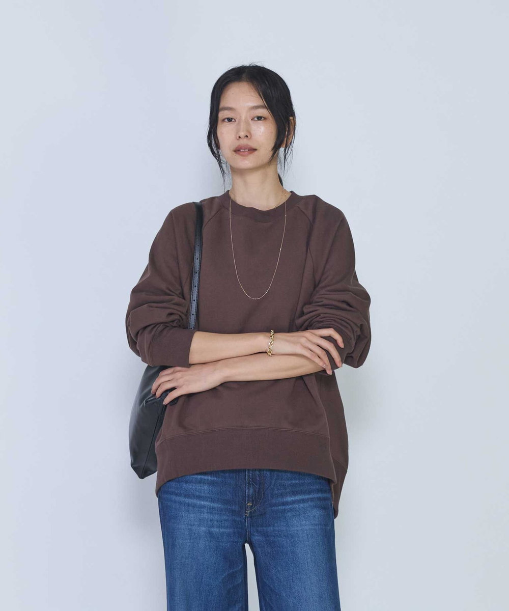 1er Arrondissement 【WEB限定カラーあり】＜SOLto (ソルト)＞レースアップスウェット ブラウン