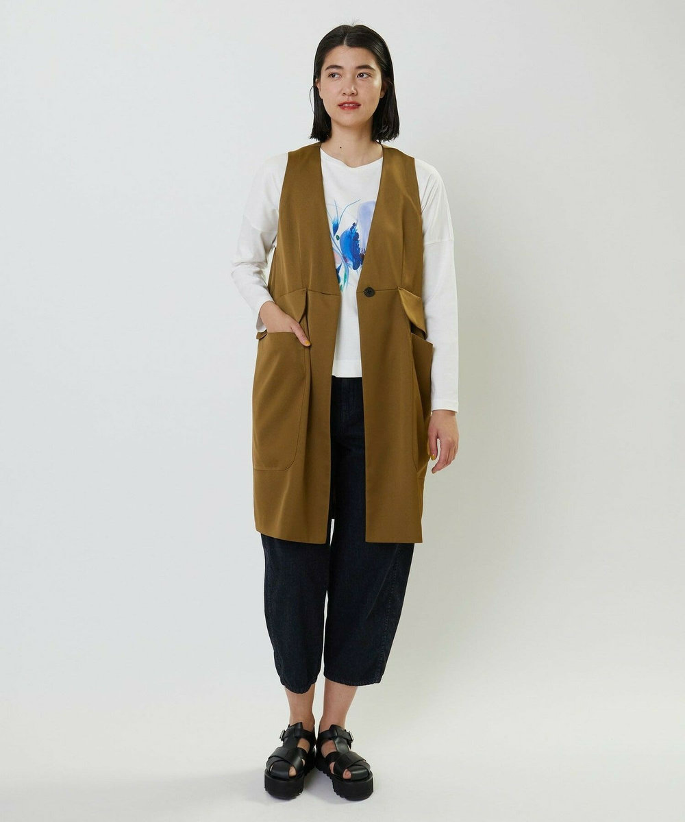 L'EQUIPE Lサイズ（大きいサイズ） 【大きいサイズ】ruteN × L'EQUIPE コラボ長袖Tシャツ ホワイト
