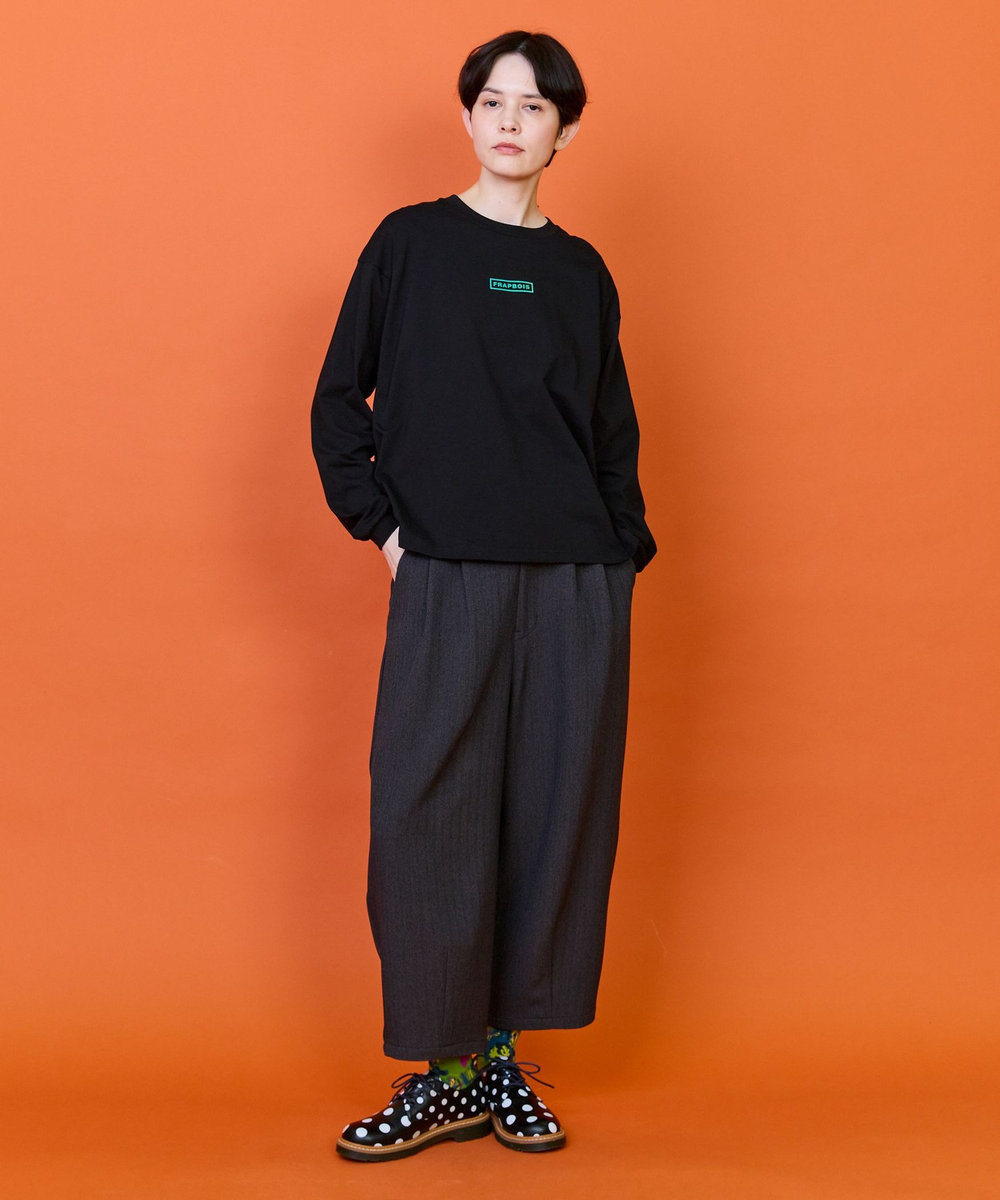 FRAPBOIS エトリーブTシャツ ブラック