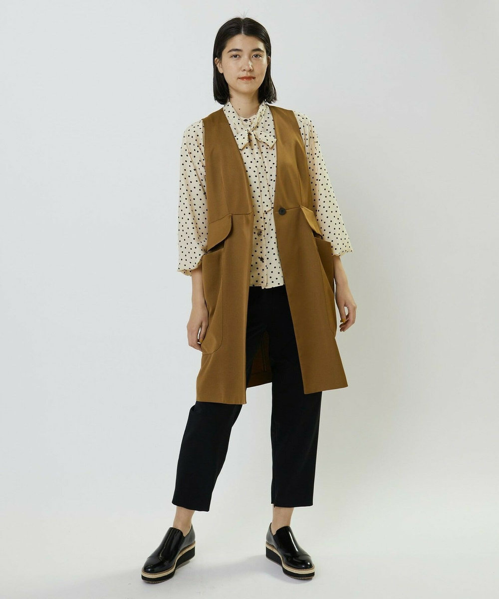 L'EQUIPE サテンジレ キャメル