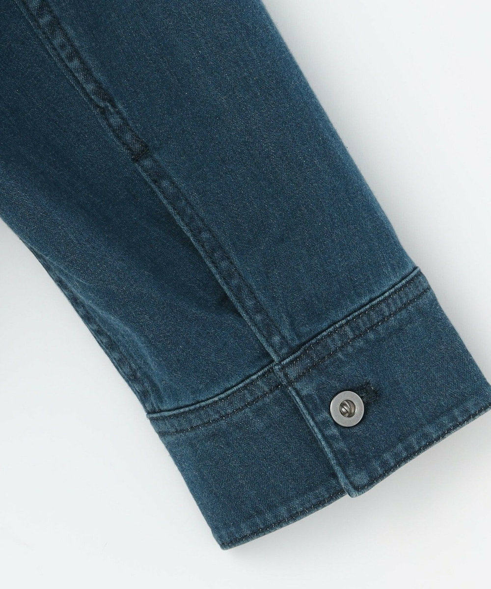 L'EQUIPE Lサイズ（大きいサイズ） 【大きいサイズ】7ozストレッチデニムジャケット ブルー