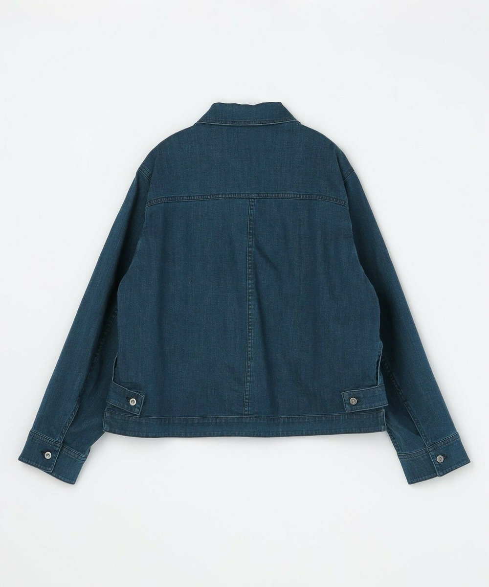 L'EQUIPE Lサイズ（大きいサイズ） 【大きいサイズ】7ozストレッチデニムジャケット ブルー