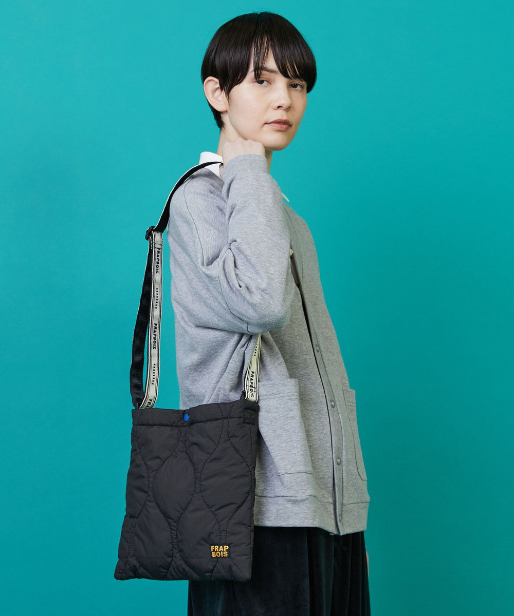 FRAPBOIS キルティングBAG ブラック