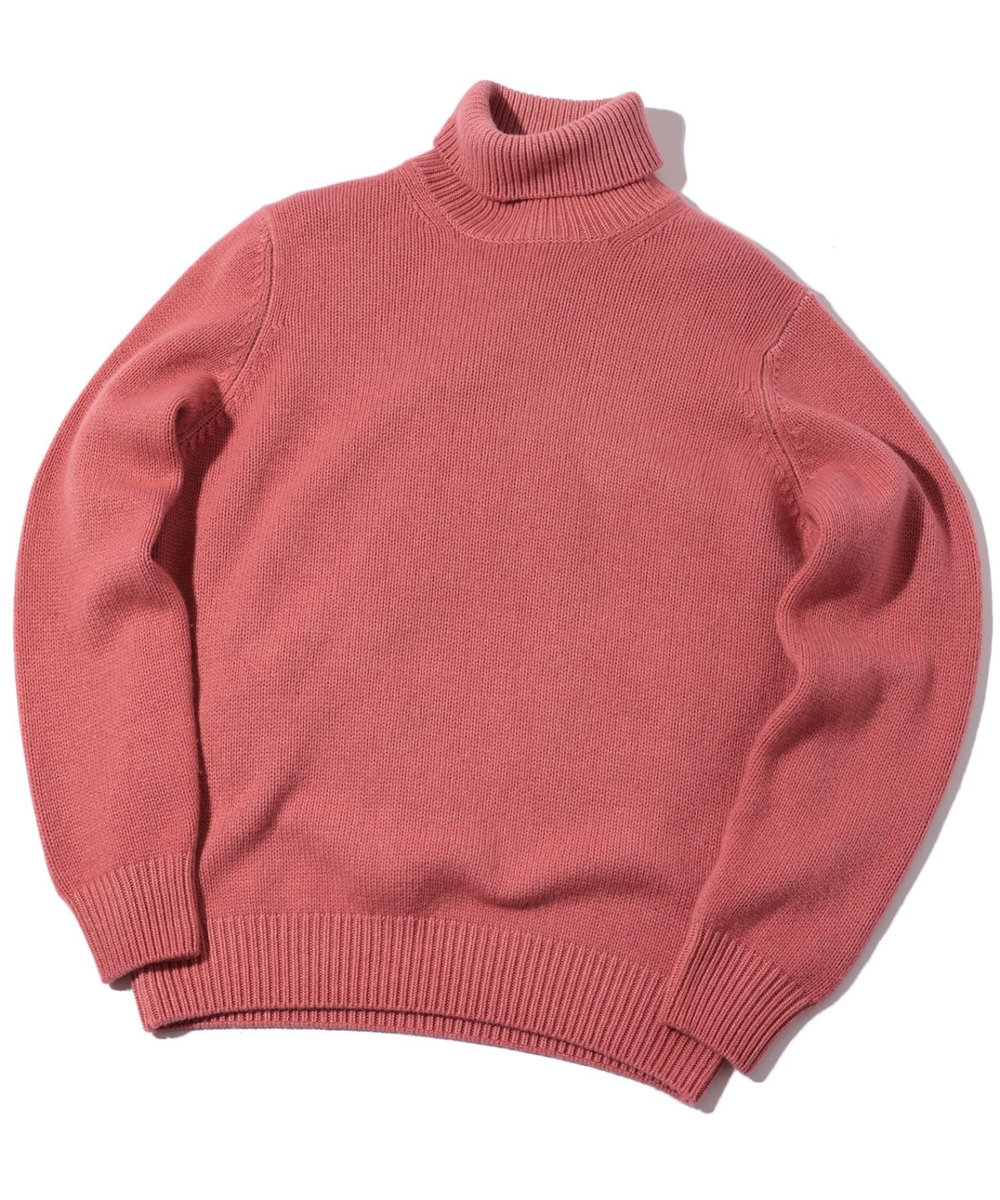 MEN'S BIGI 【FILIPPO DE LAURENTIIS】5Gタートルネックニット ピンク