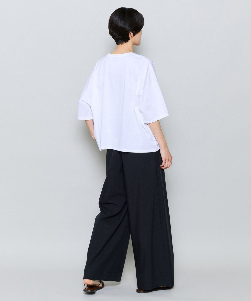 MOGA タイプライターバイオセミワイドパンツ ブラック