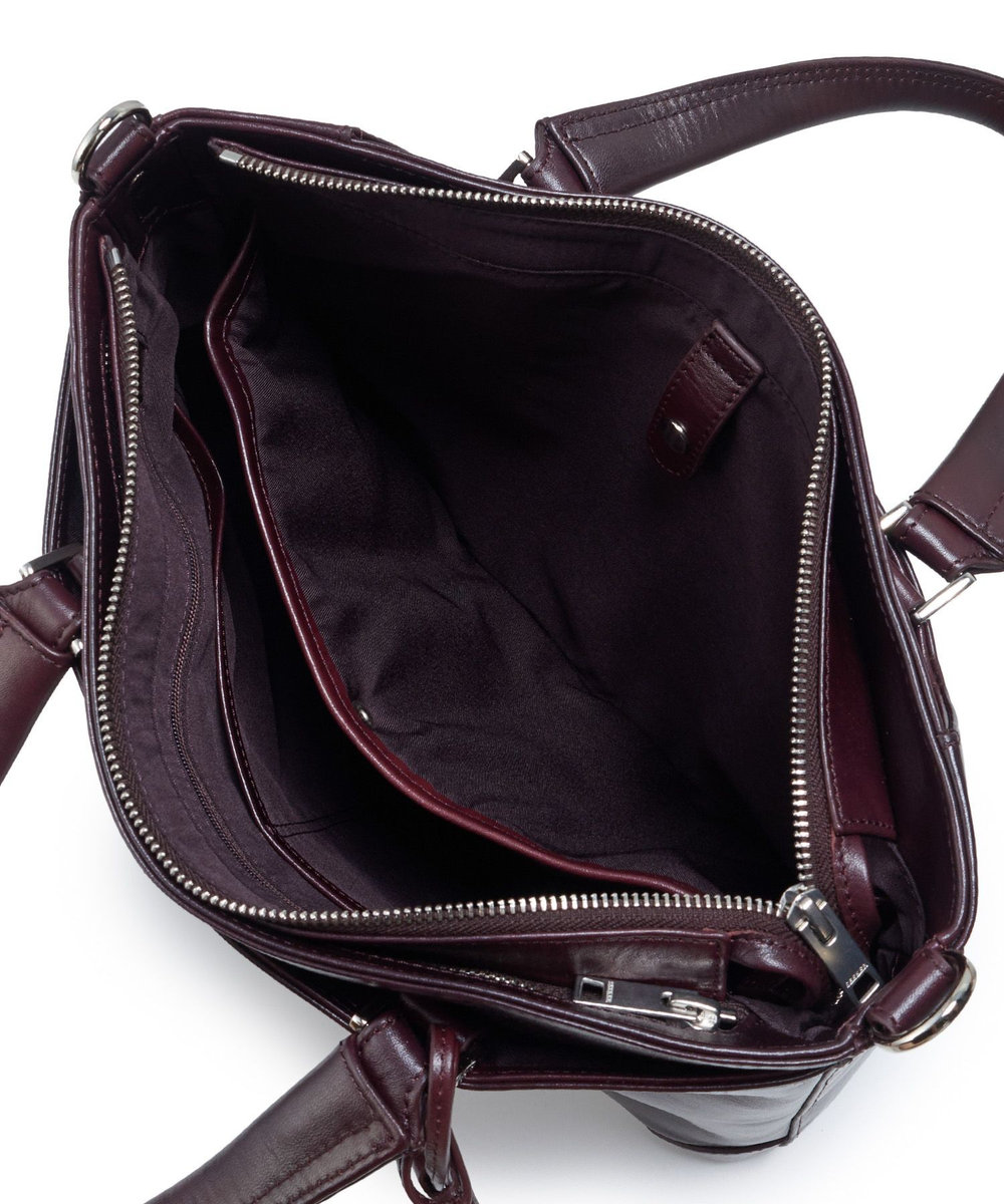 MEN'S BIGI 《別注》SEEKER ムラレザー2WAYブリーフケース ダークブラウン